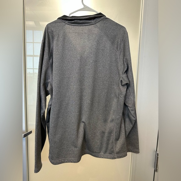 Nike Gray Black Trim 1/4 Zip Therma Fit Pullover XL - Picture 4 of 6